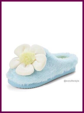 Plush Faux Fur Faux Fur Memory Foam Slip-On House Slippers